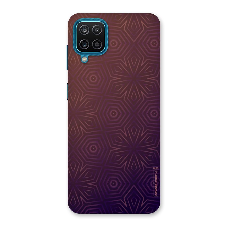 Lavish Purple Pattern Back Case for Galaxy M12