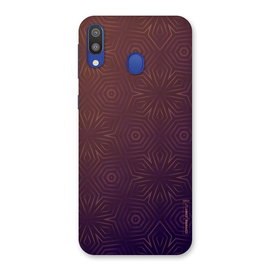 Lavish Purple Pattern Back Case for Galaxy M20