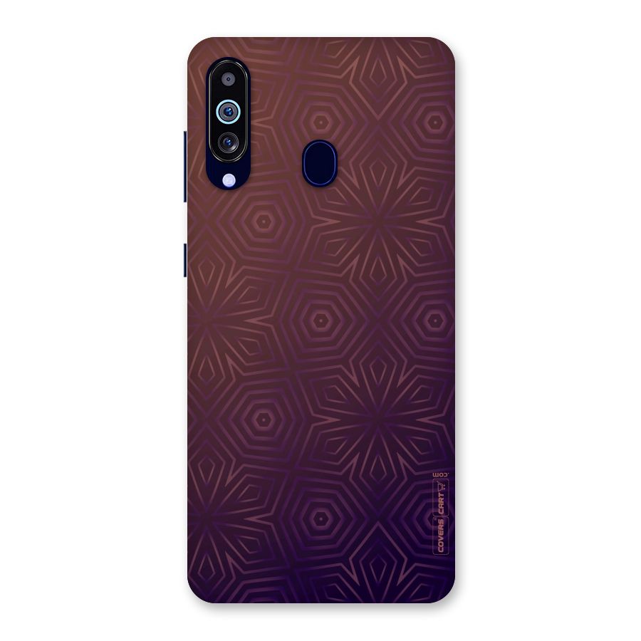 Lavish Purple Pattern Back Case for Galaxy M40