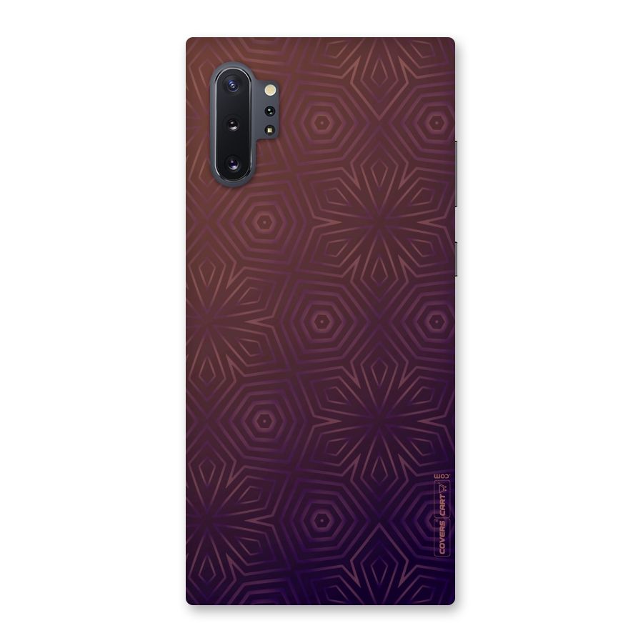 Lavish Purple Pattern Back Case for Galaxy Note 10 Plus