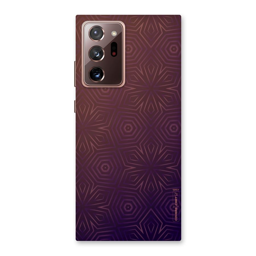 Lavish Purple Pattern Back Case for Galaxy Note 20 Ultra