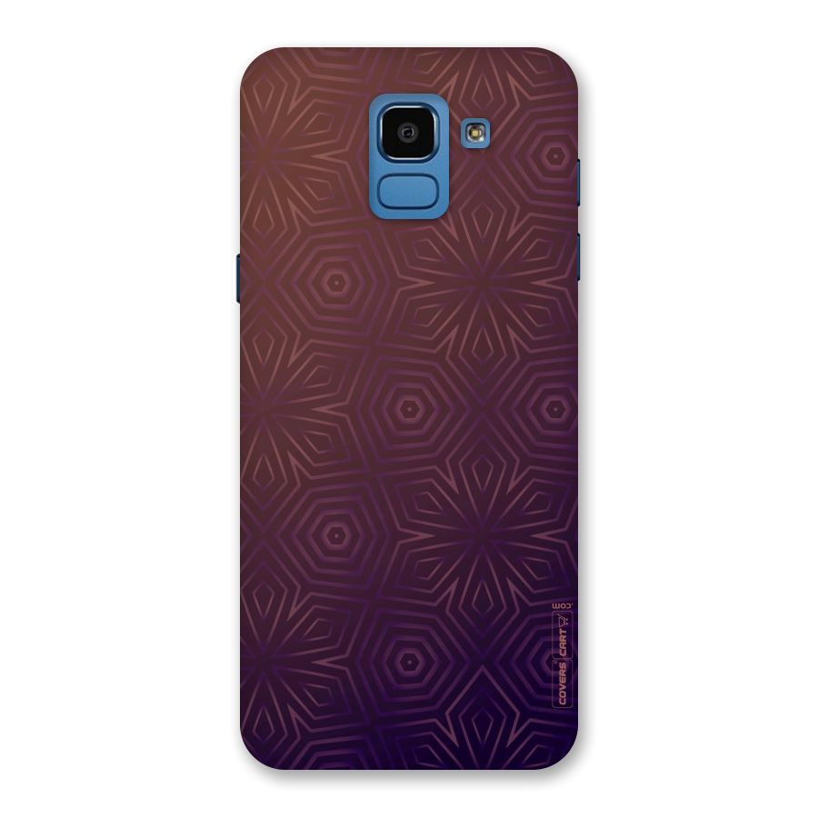Lavish Purple Pattern Back Case for Galaxy On6