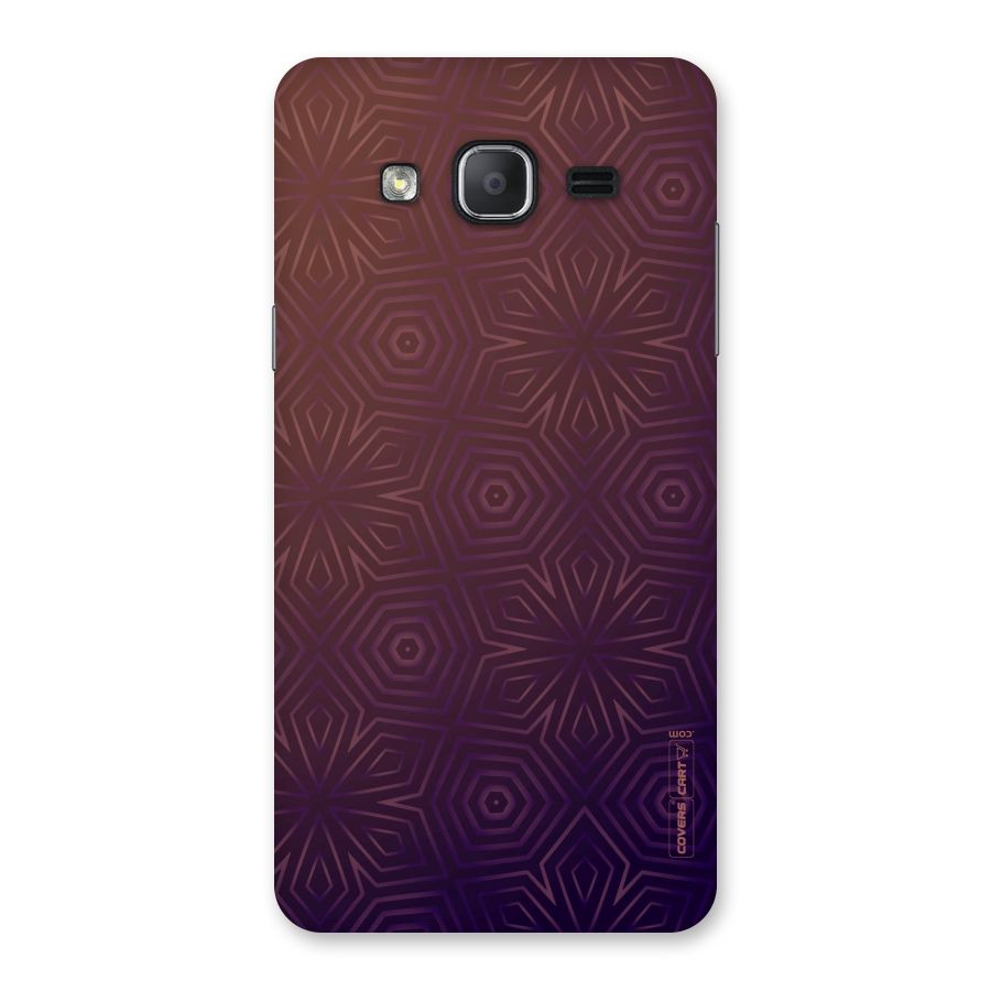 Lavish Purple Pattern Back Case for Galaxy On7 2015