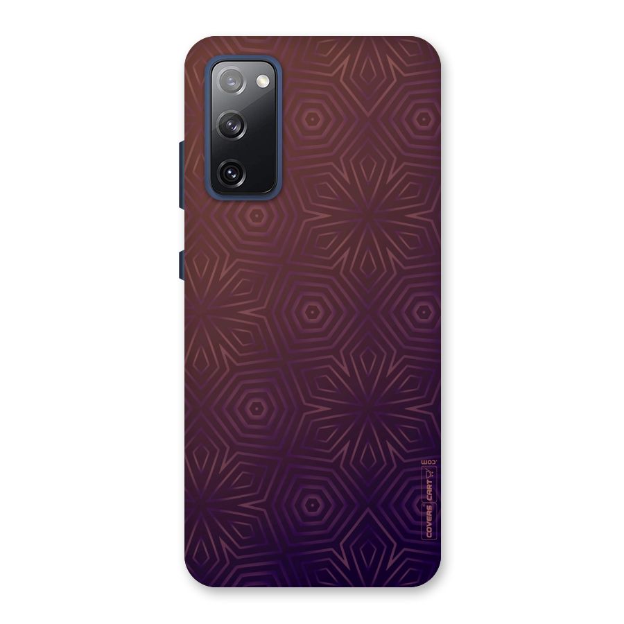 Lavish Purple Pattern Back Case for Galaxy S20 FE