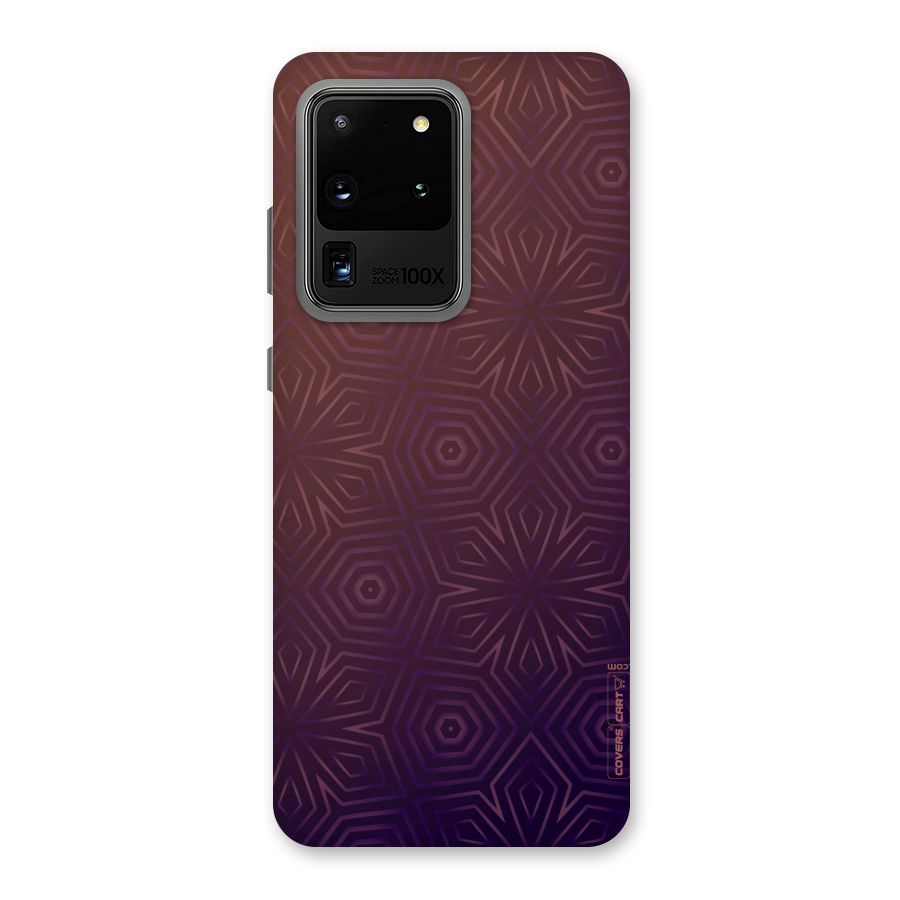 Lavish Purple Pattern Back Case for Galaxy S20 Ultra