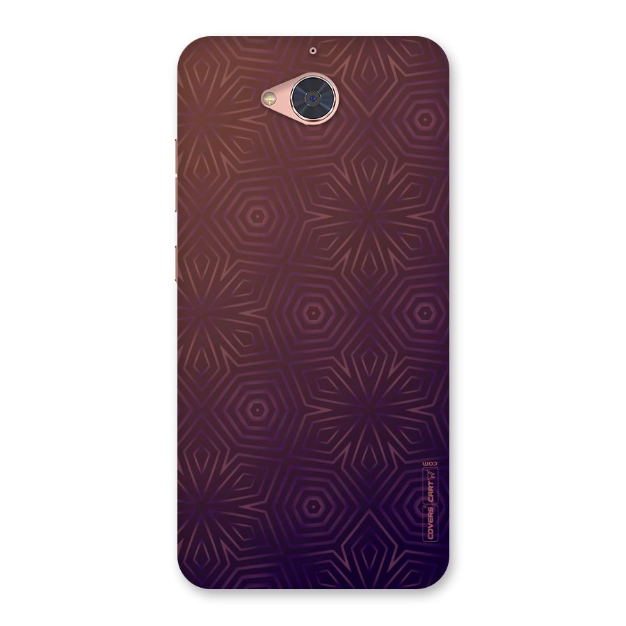Lavish Purple Pattern Back Case for Gionee S6 Pro