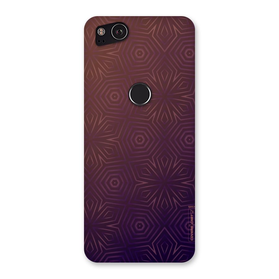 Lavish Purple Pattern Back Case for Google Pixel 2