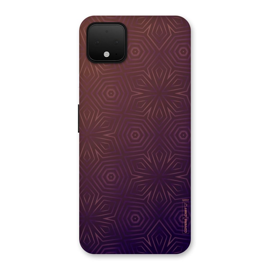 Lavish Purple Pattern Back Case for Google Pixel 4 XL