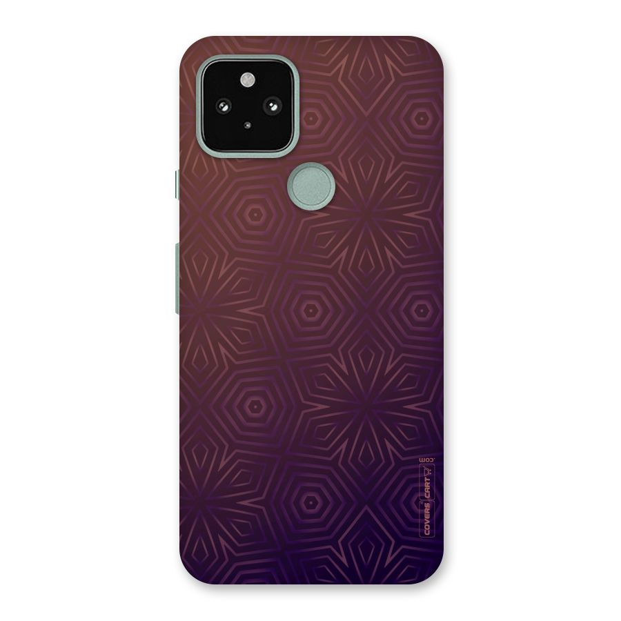 Lavish Purple Pattern Back Case for Google Pixel 5