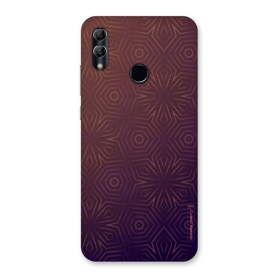 Lavish Purple Pattern Back Case for Honor 10 Lite
