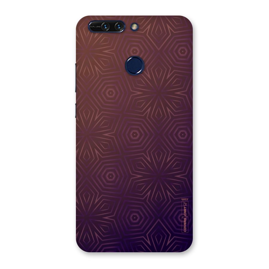 Lavish Purple Pattern Back Case for Honor 8 Pro