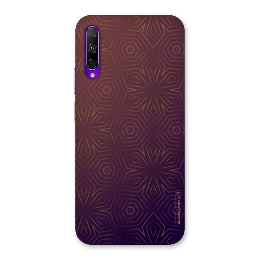 Lavish Purple Pattern Back Case for Honor 9X Pro