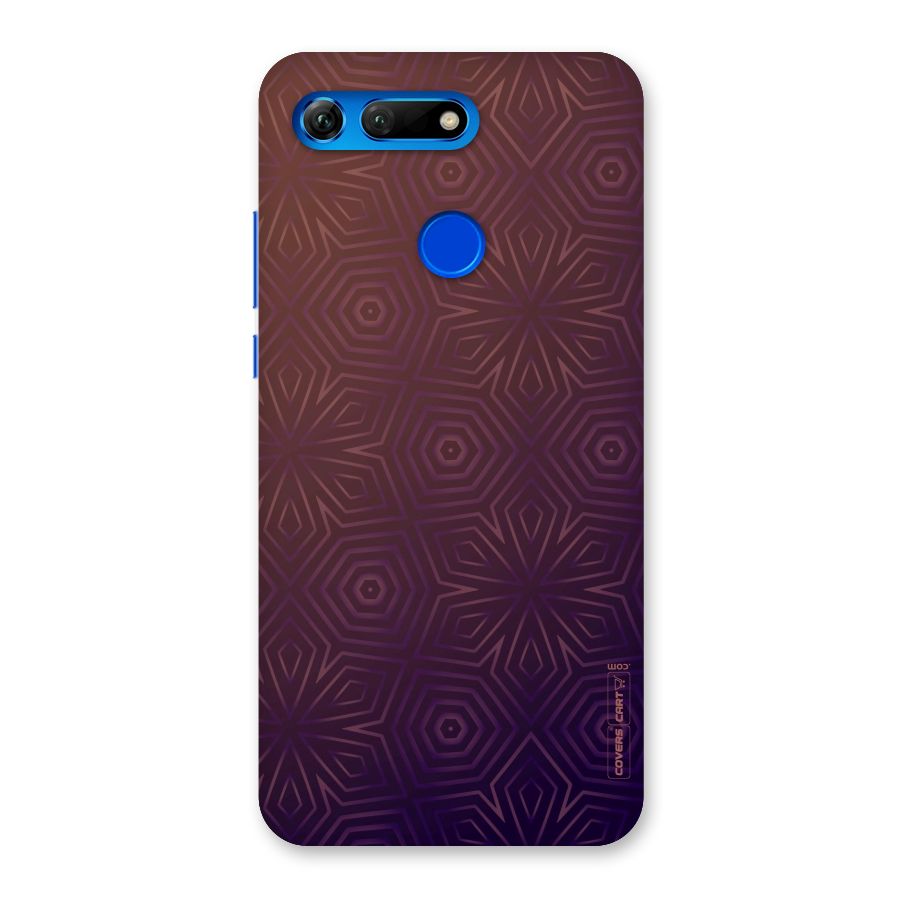 Lavish Purple Pattern Back Case for Honor View 20