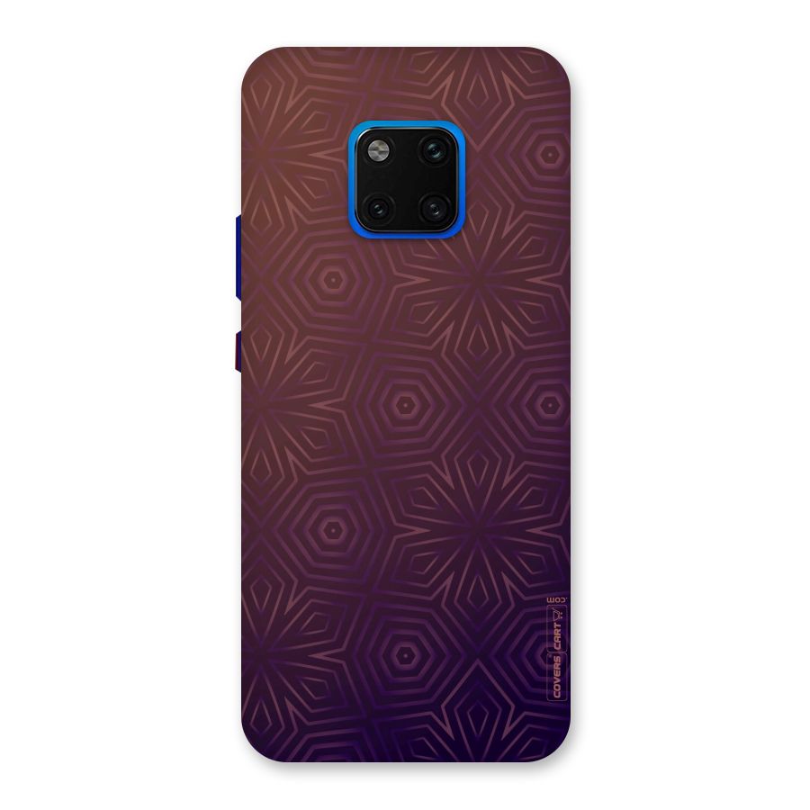 Lavish Purple Pattern Back Case for Huawei Mate 20 Pro