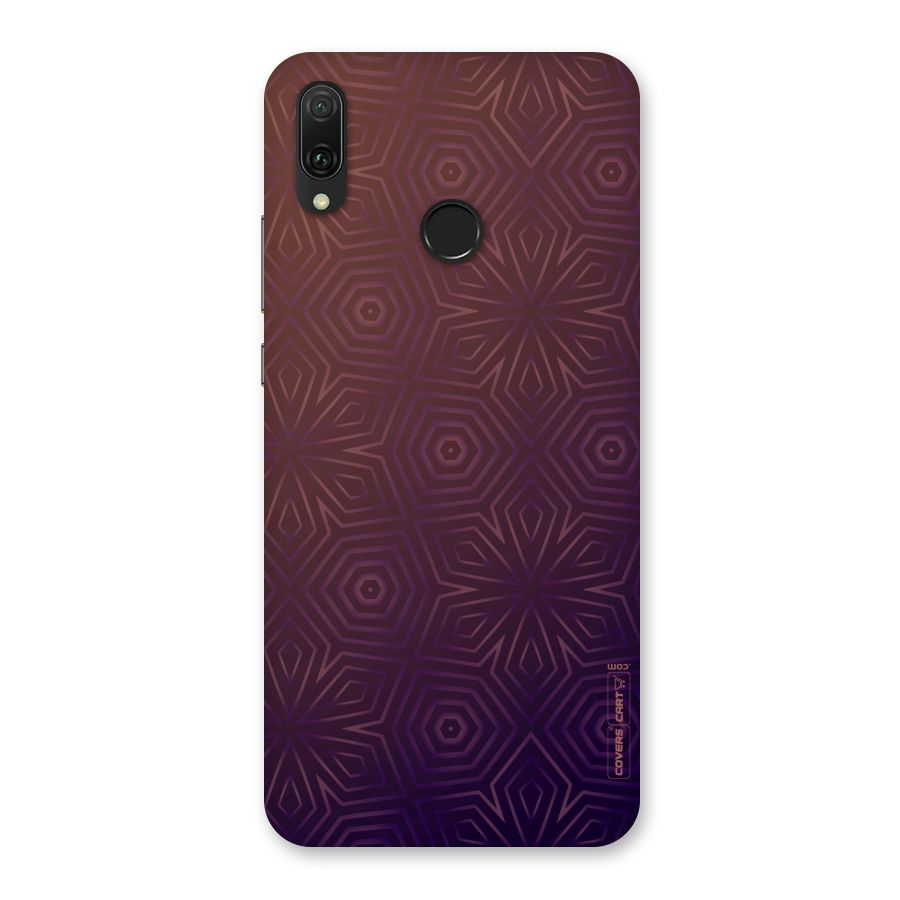 Lavish Purple Pattern Back Case for Huawei Y9 (2019)