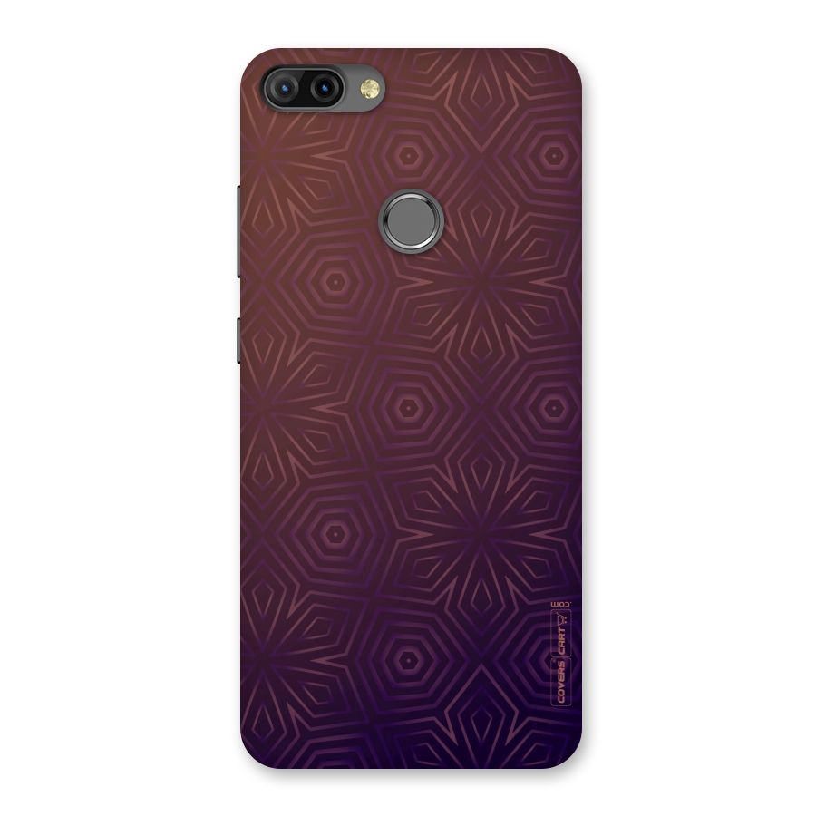 Lavish Purple Pattern Back Case for Infinix Hot 6 Pro