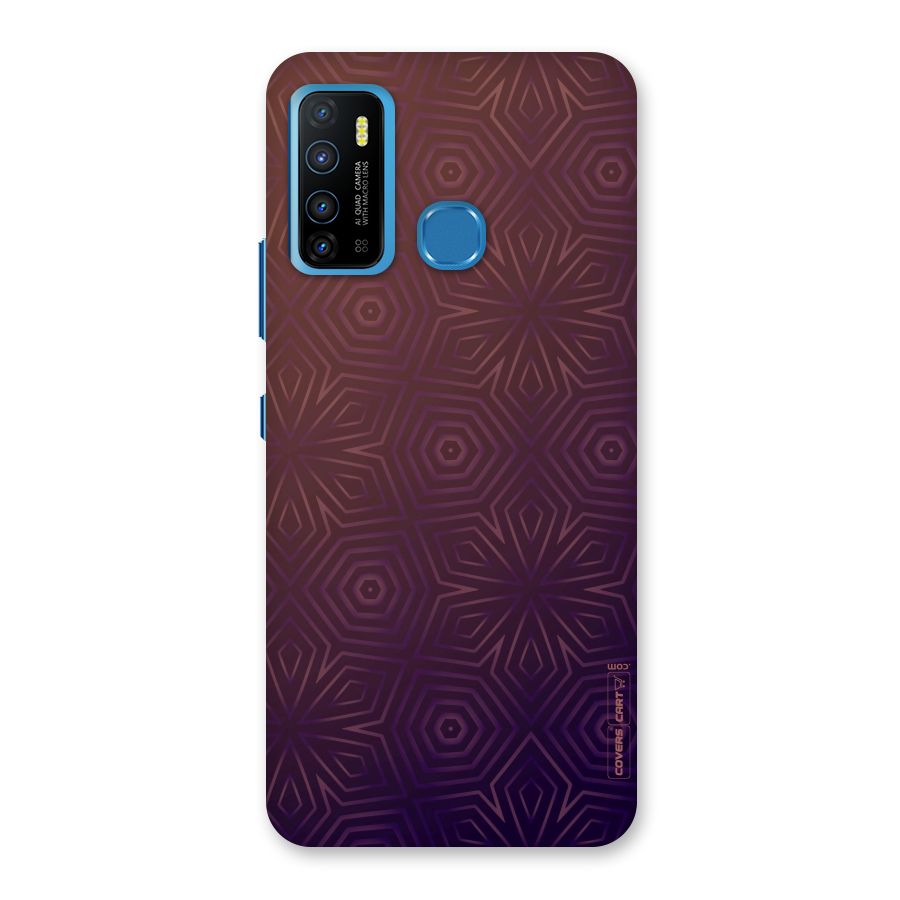 Lavish Purple Pattern Back Case for Infinix Hot 9