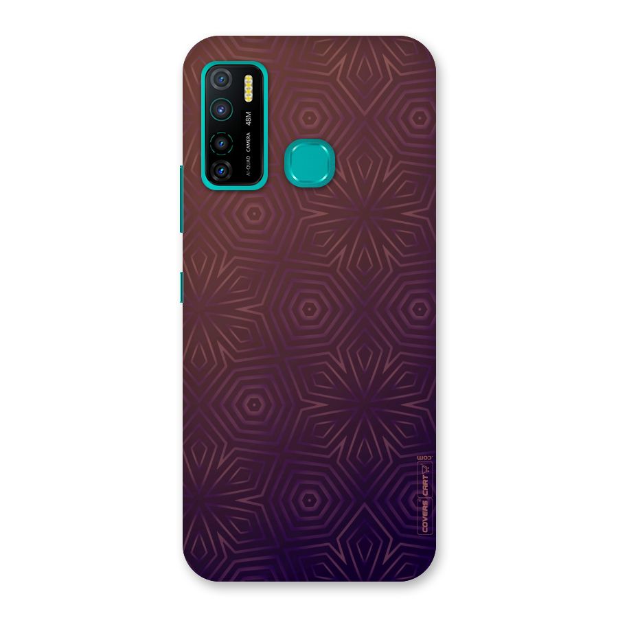Lavish Purple Pattern Back Case for Infinix Hot 9 Pro