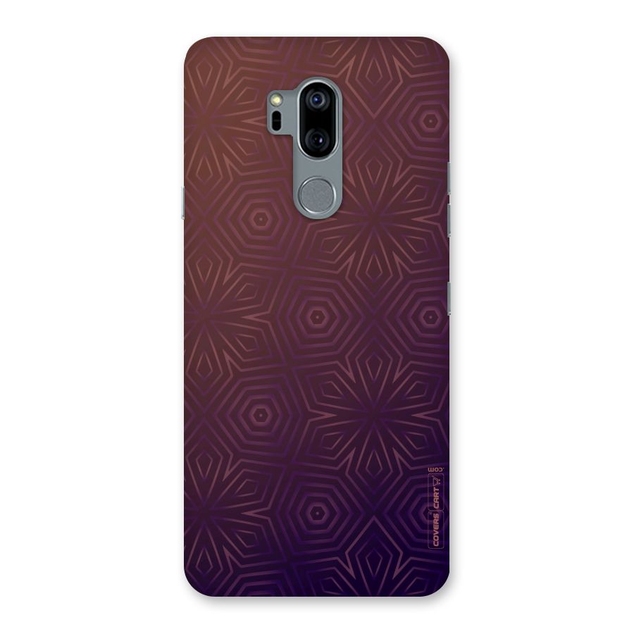 Lavish Purple Pattern Back Case for LG G7