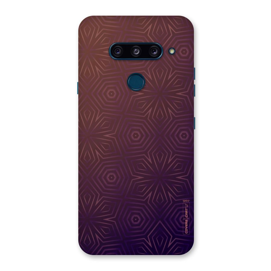 Lavish Purple Pattern Back Case for LG  V40 ThinQ