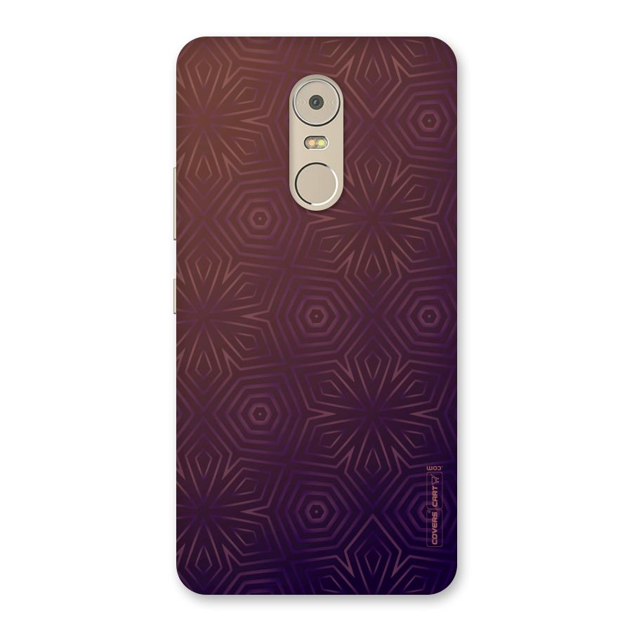Lavish Purple Pattern Back Case for Lenovo K6 Note