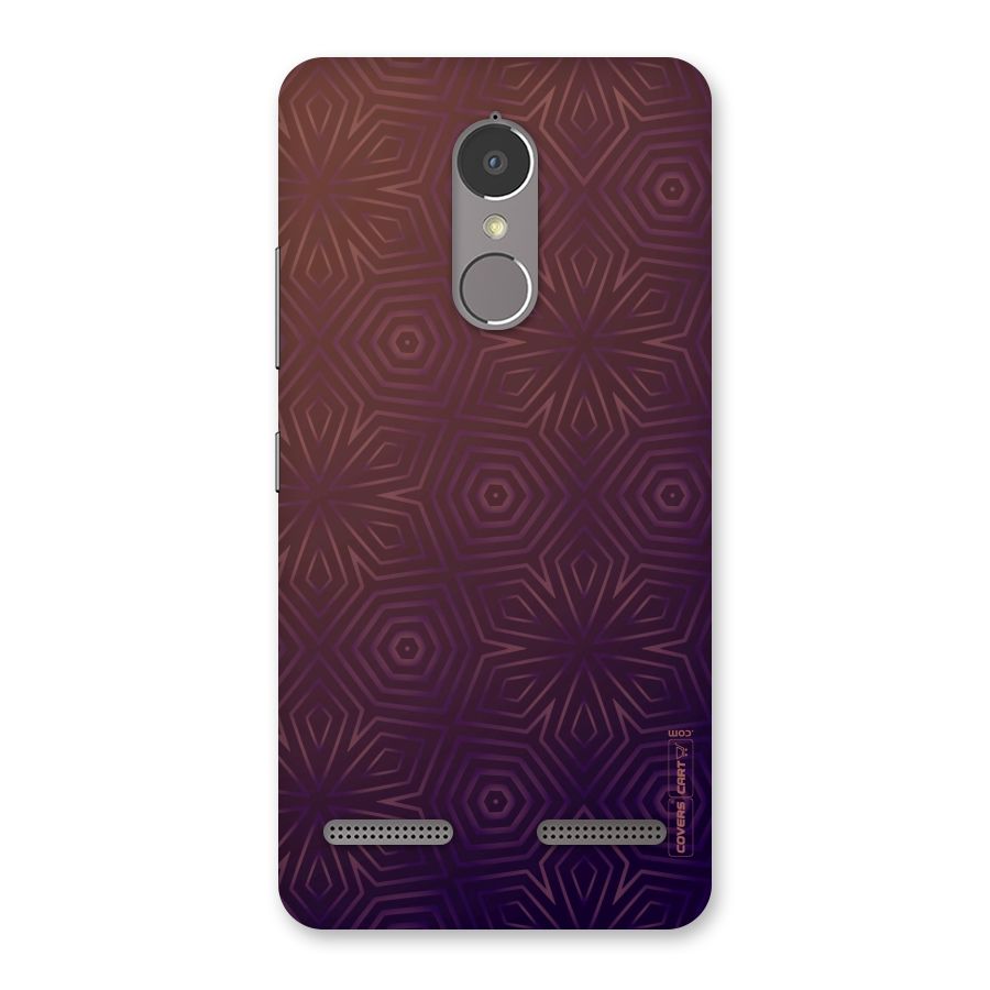 Lavish Purple Pattern Back Case for Lenovo K6 Power