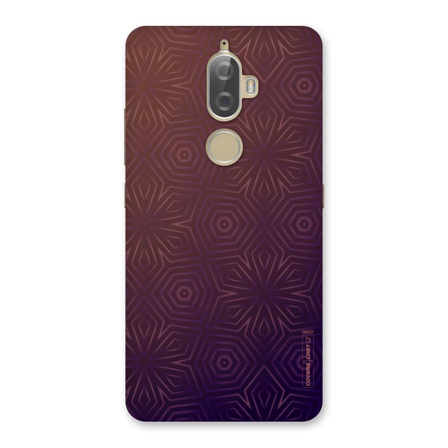 Lavish Purple Pattern Back Case for Lenovo K8 Plus
