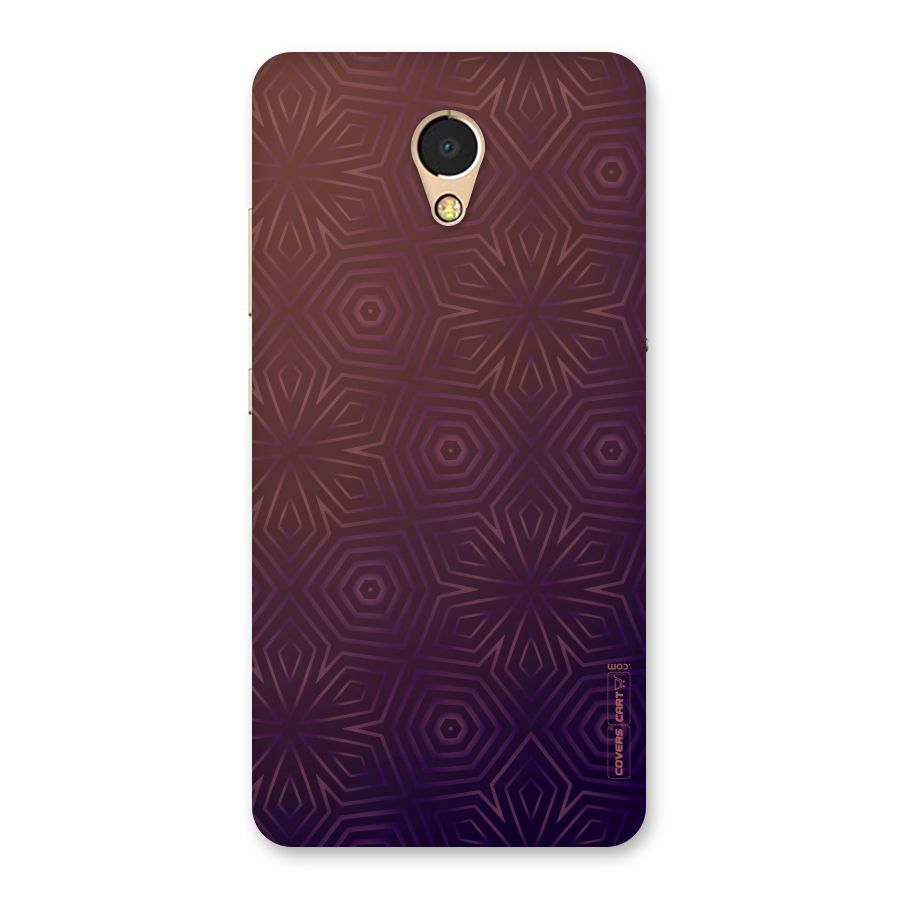 Lavish Purple Pattern Back Case for Lenovo P2