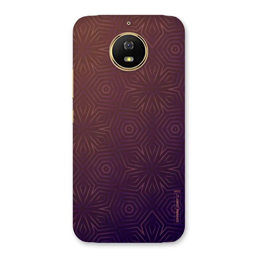 Lavish Purple Pattern Back Case for Moto G5s