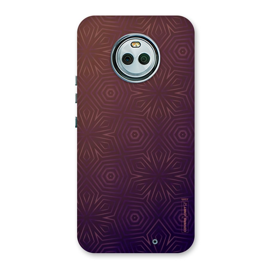 Lavish Purple Pattern Back Case for Moto X4