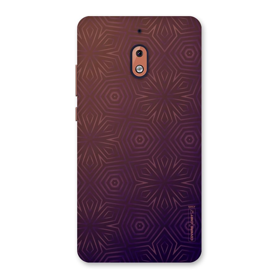 Lavish Purple Pattern Back Case for Nokia 2.1
