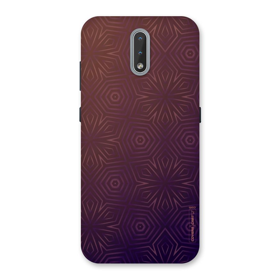 Lavish Purple Pattern Back Case for Nokia 2.3