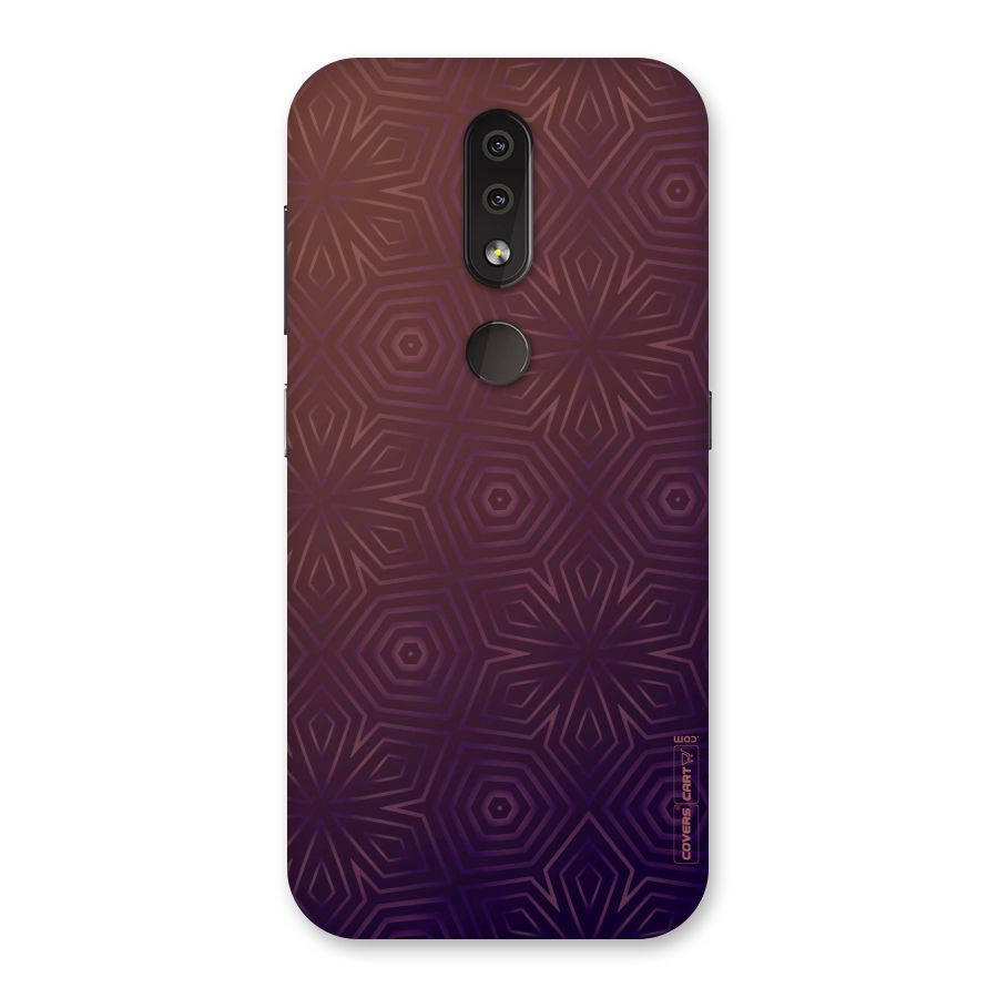 Lavish Purple Pattern Back Case for Nokia 4.2