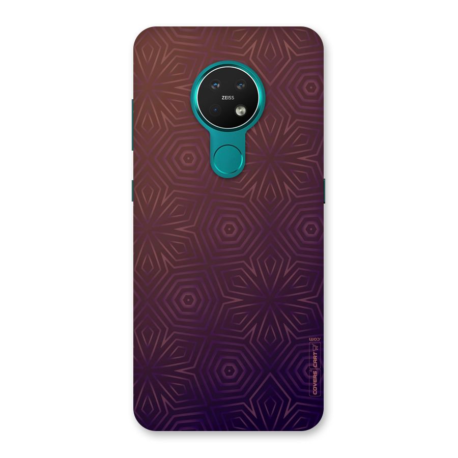Lavish Purple Pattern Back Case for Nokia 7.2