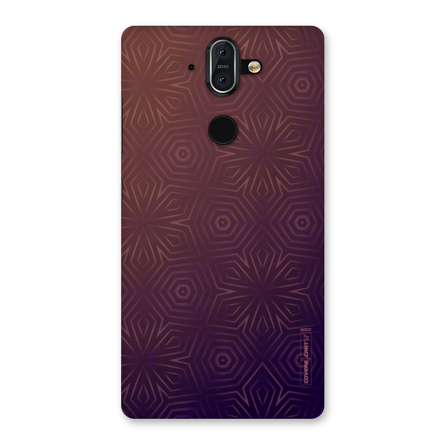 Lavish Purple Pattern Back Case for Nokia 8 Sirocco