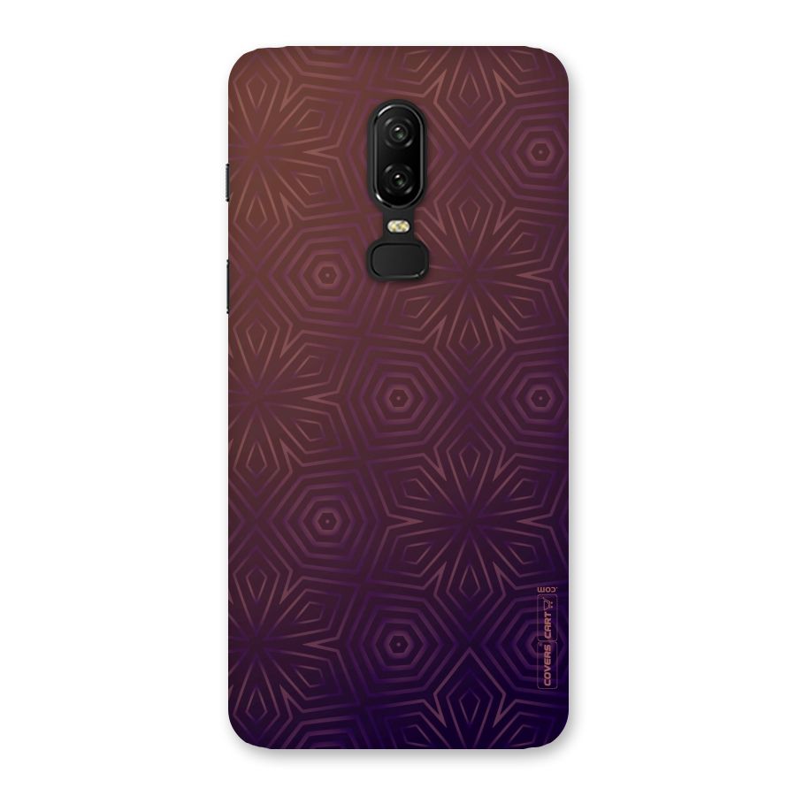 Lavish Purple Pattern Back Case for OnePlus 6