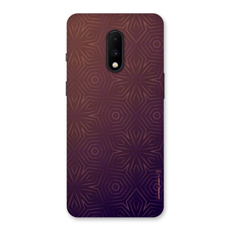 Lavish Purple Pattern Back Case for OnePlus 7