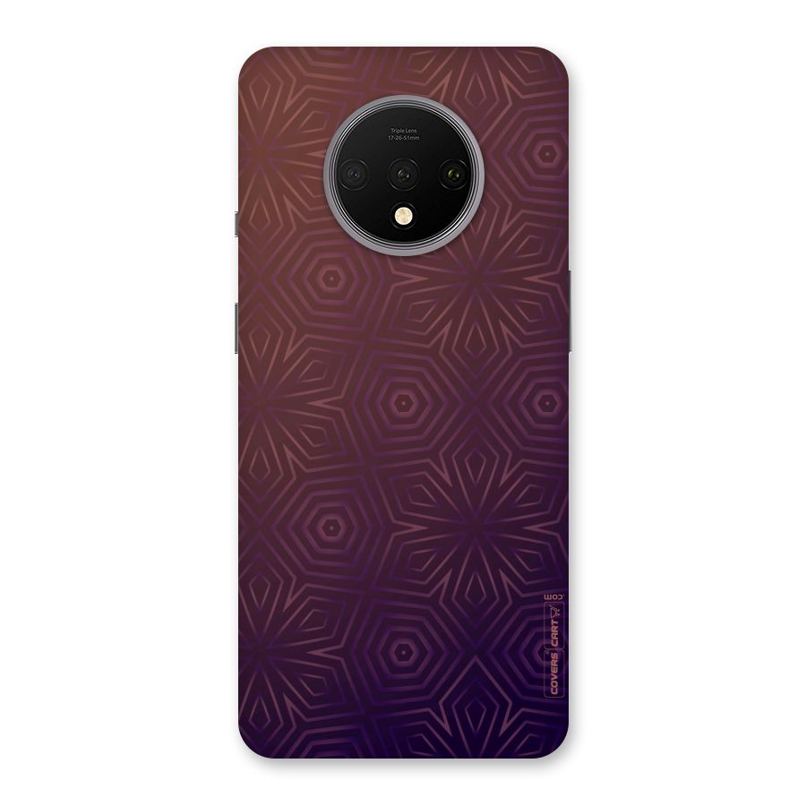Lavish Purple Pattern Back Case for OnePlus 7T