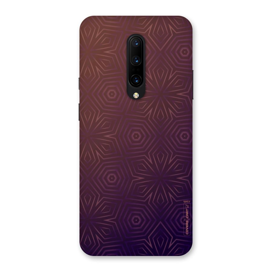 Lavish Purple Pattern Back Case for OnePlus 7 Pro