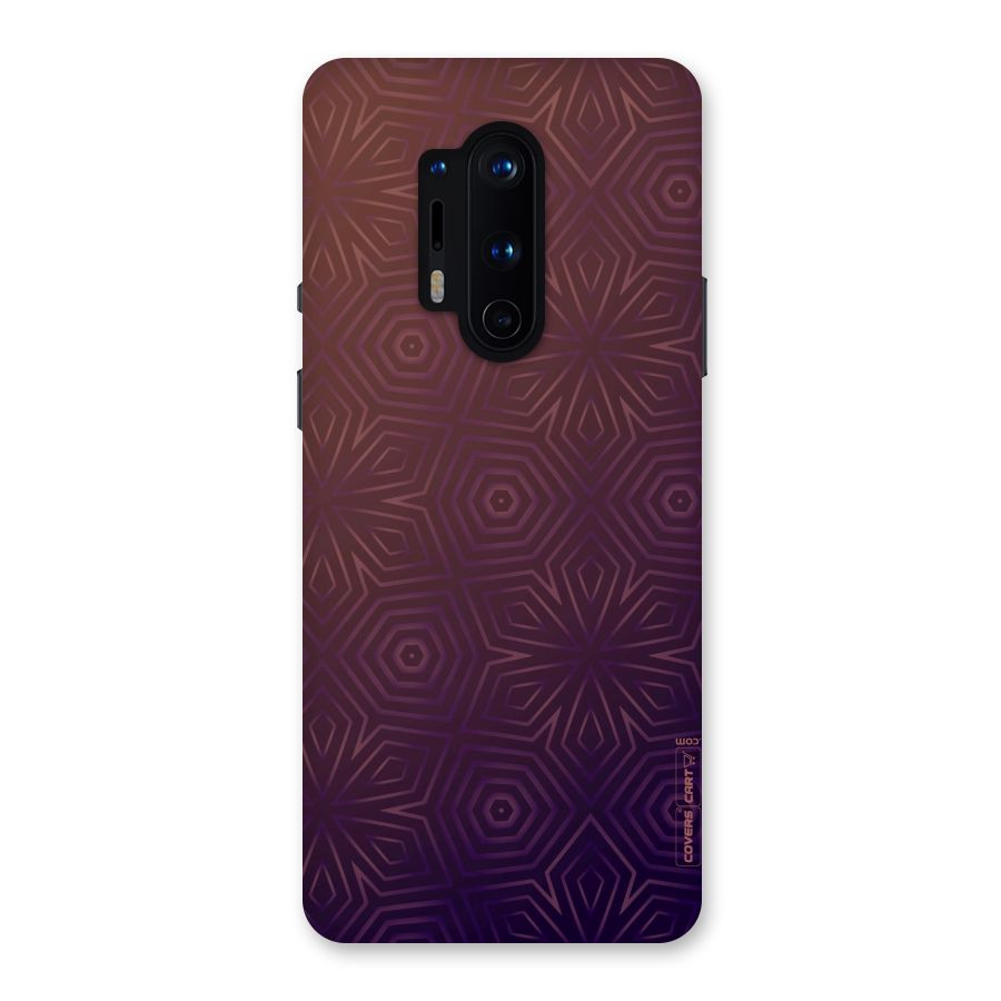 Lavish Purple Pattern Back Case for OnePlus 8 Pro