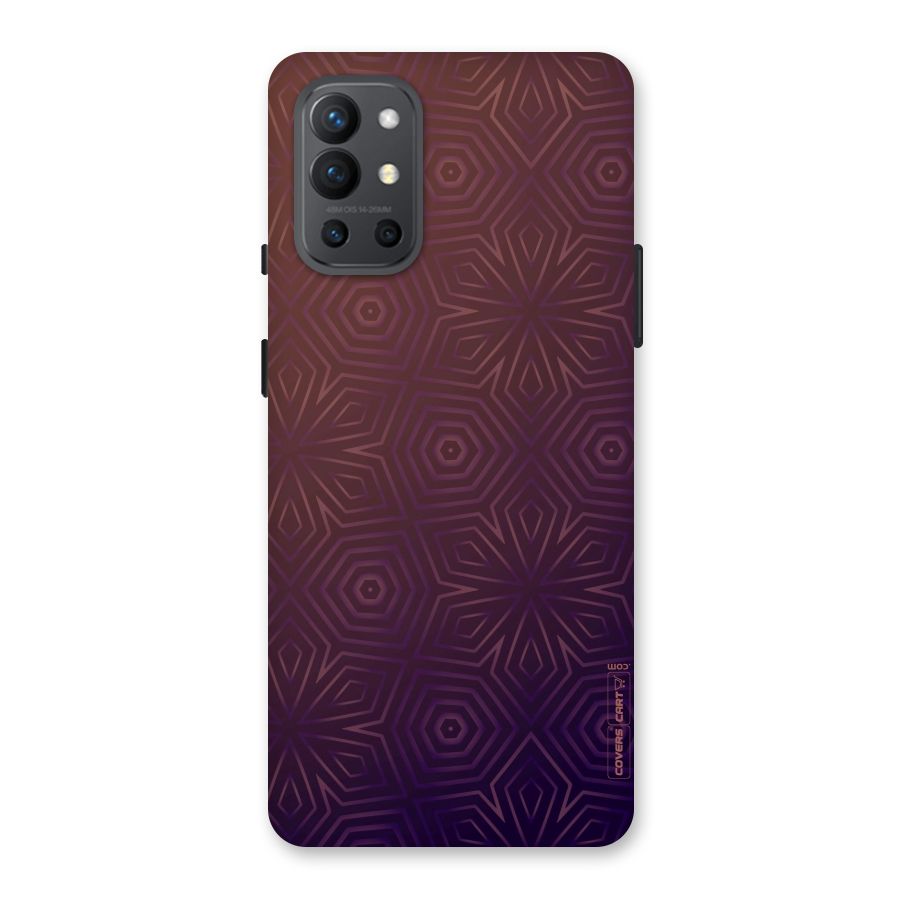 Lavish Purple Pattern Back Case for OnePlus 9R