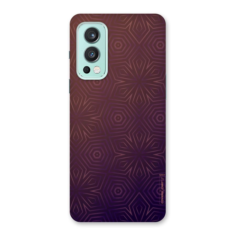 Lavish Purple Pattern Back Case for OnePlus Nord 2 5G