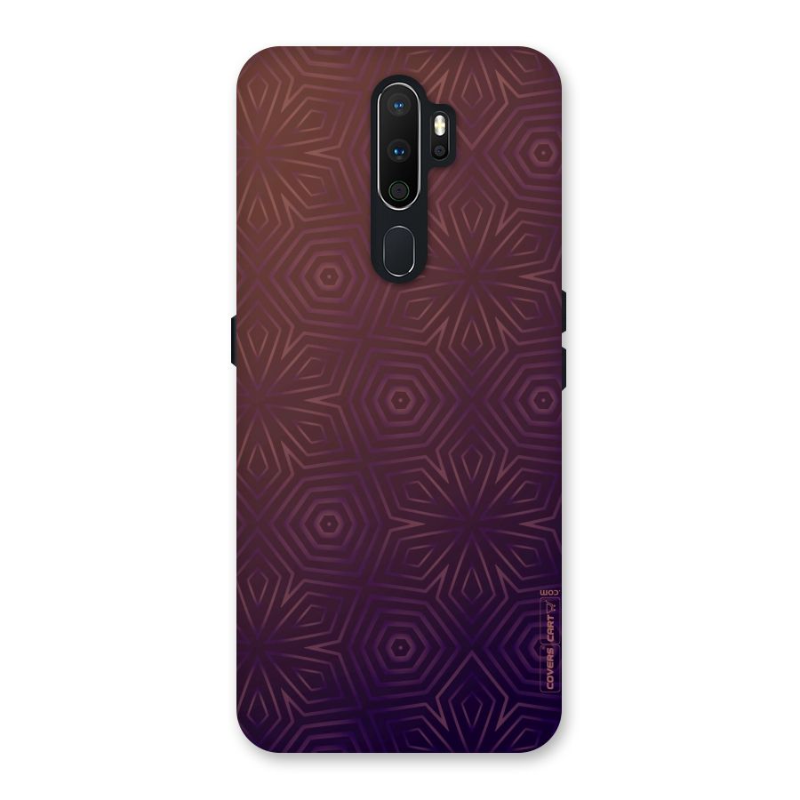 Lavish Purple Pattern Back Case for Oppo A5 (2020)