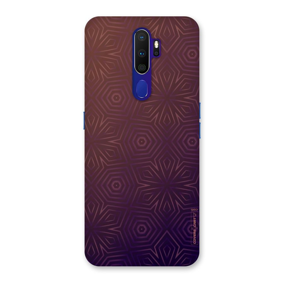 Lavish Purple Pattern Back Case for Oppo A9 (2020)