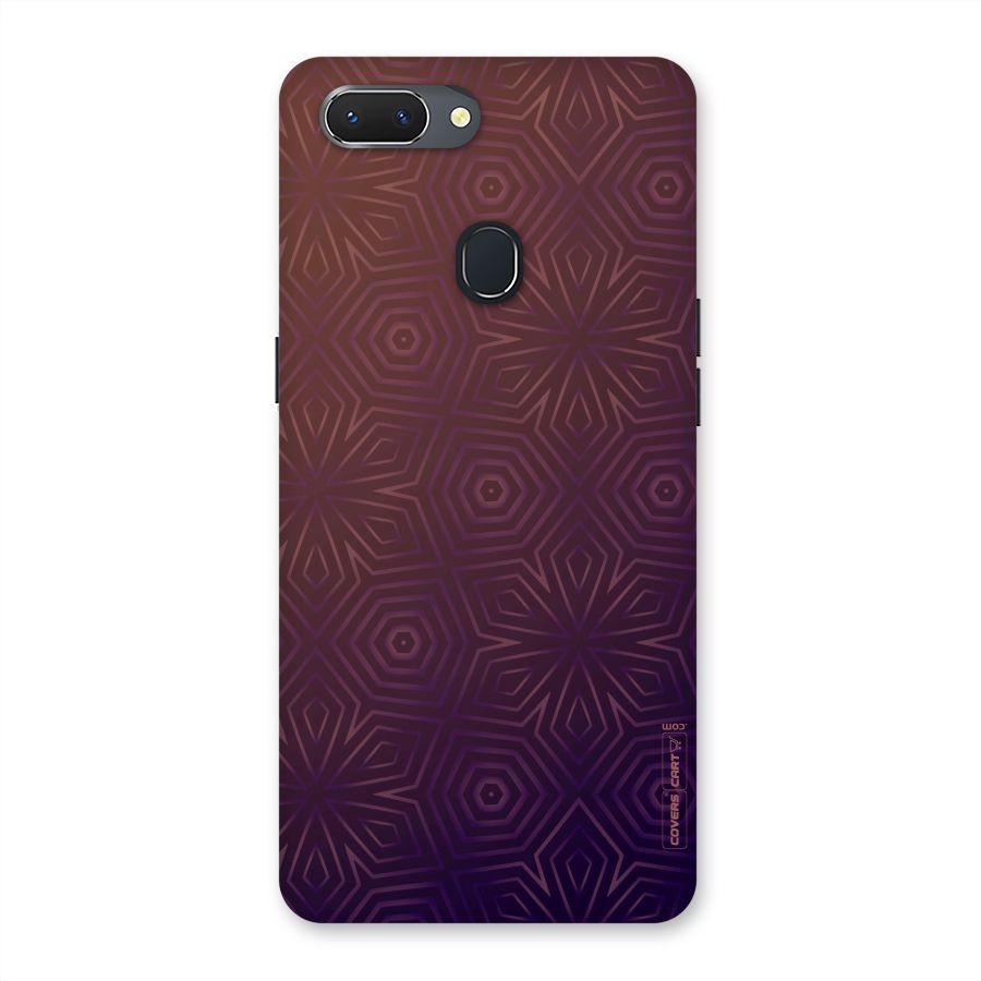 Lavish Purple Pattern Back Case for Oppo Realme 2
