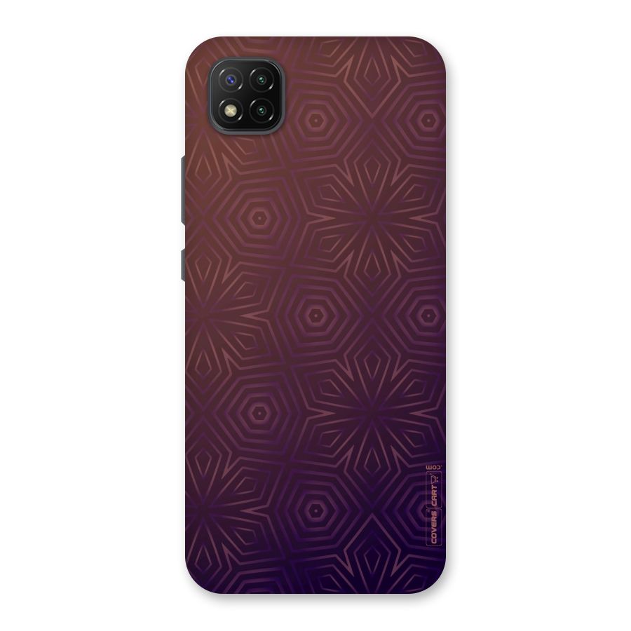 Lavish Purple Pattern Back Case for Poco C3