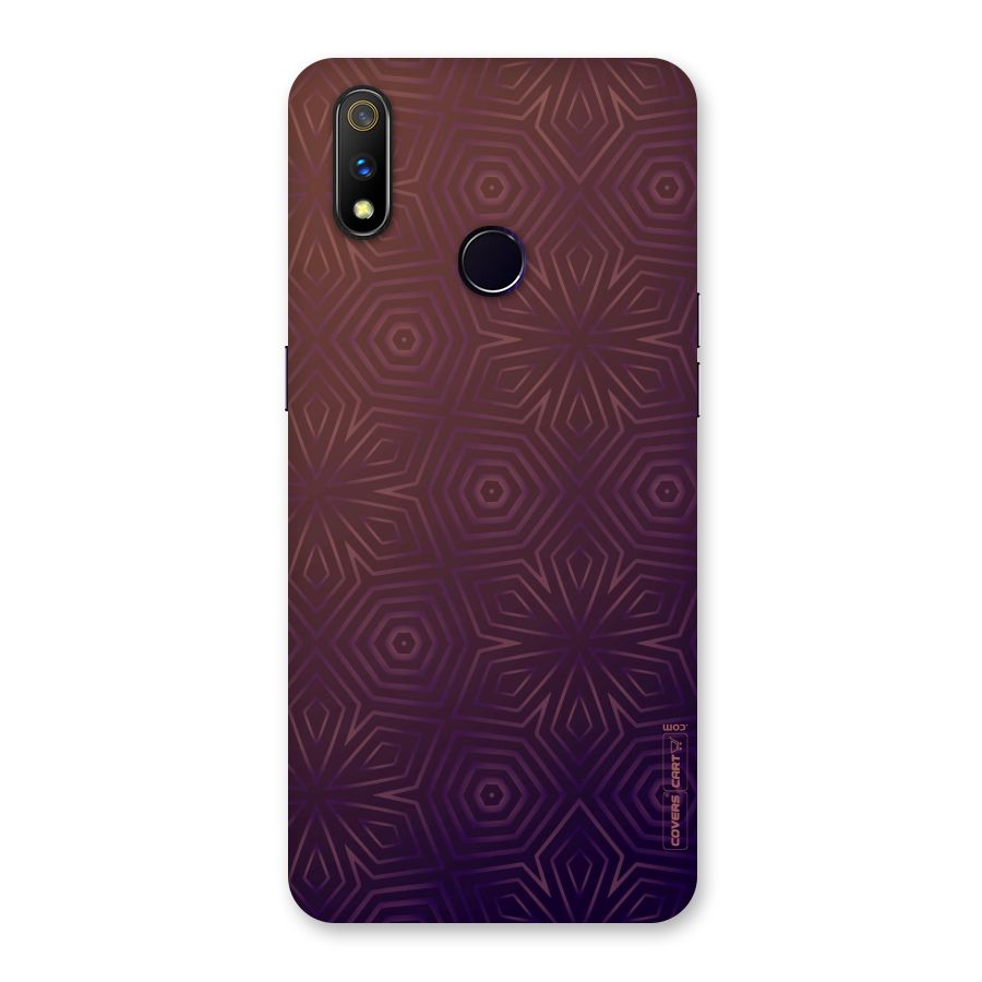Lavish Purple Pattern Back Case for Realme 3 Pro