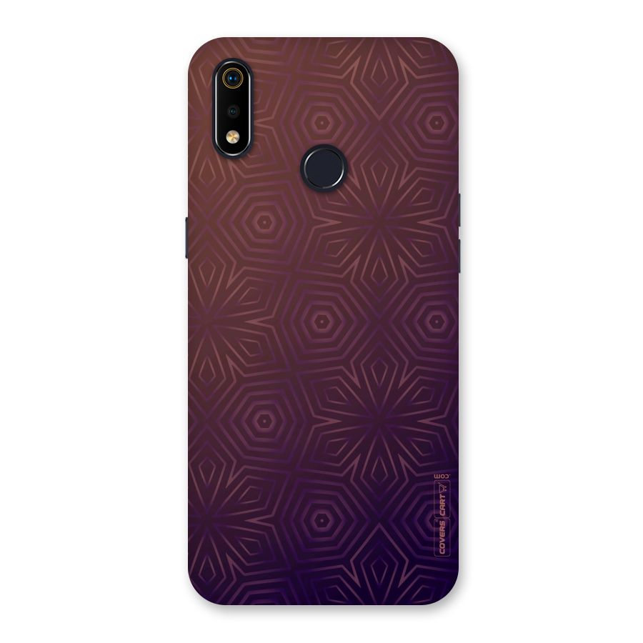 Lavish Purple Pattern Back Case for Realme 3i