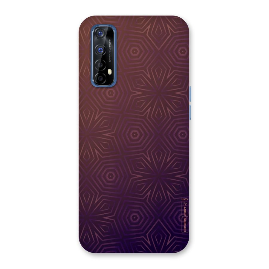 Lavish Purple Pattern Back Case for Realme 7