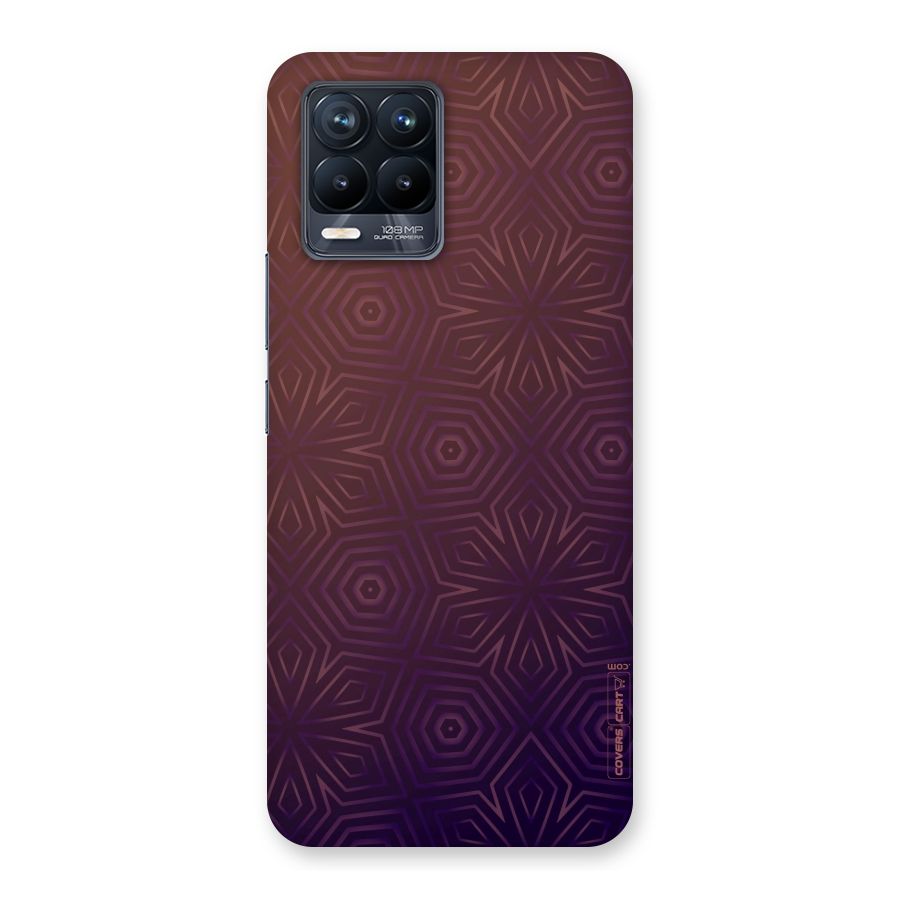 Lavish Purple Pattern Back Case for Realme 8 Pro